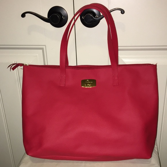 Joy Mangano Bags Tote Bag Red Black Also Available Joy Mangano Poshmark